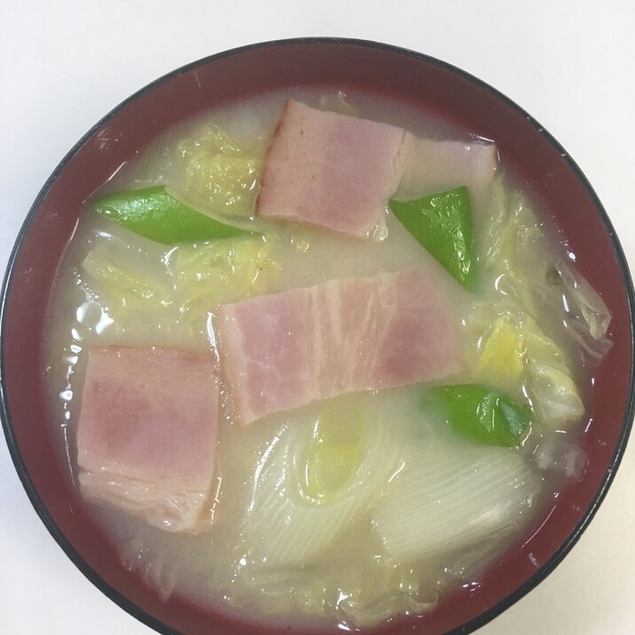 パンにも合う ベーコン豆乳味噌汁 レシピ 作り方 By ほっこり 小町 楽天レシピ パンにも合う ベーコン豆乳味噌汁 レシピ 作り方 By ほっこり 小町 楽天レシピ